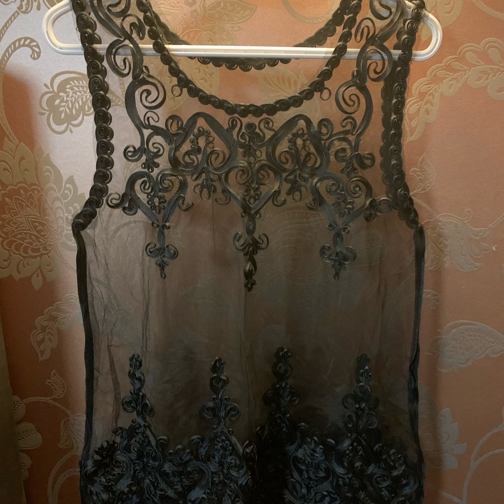Sheer black tank